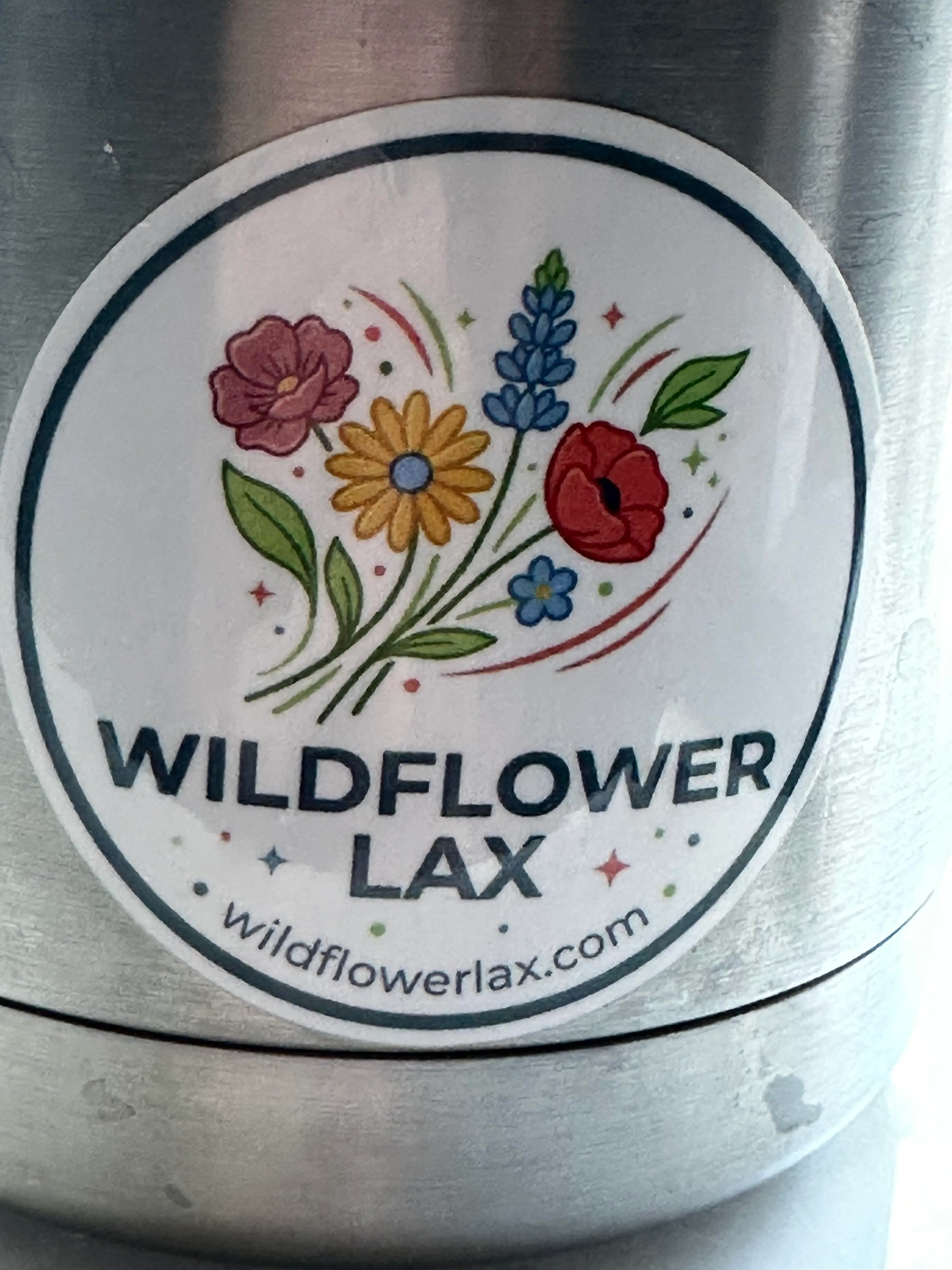 Wildflower Lax sticker